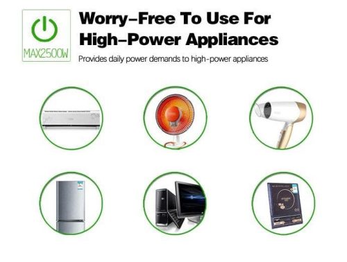 Power Strip 3 outlets + 3USB - Image 7