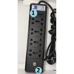 مشترك بسلك انكوم 8 فتحة + 2USB