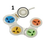 مشترك روتاري بسلك 4 فتحة MK بالمفتاح