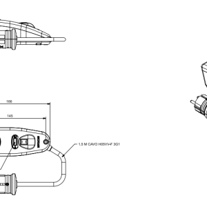 مشترك سكام بريزة شوكو + 2 جانبي + USB