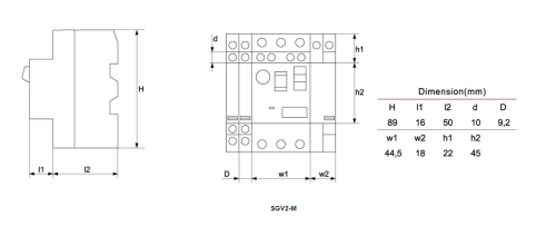 مفاتح حماية ماكسجي محركات حراري مغناطيسي