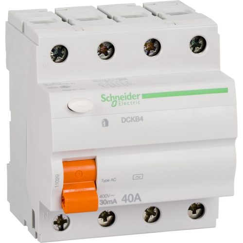 مفتاح تسريب أرضي شنايدر رباعي 30 مللي - 40 A