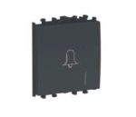 مفتاح جرس شنايدر ايزي ستايل بلمبة - اسود