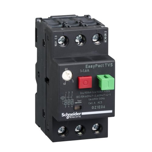 مفتاح حراري شنايدر GZ1E - 1-1.6 A مفتاح حراري شنايدر GZ1E - 1-1.6 A