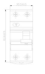 مفتاح حماية ماكسجي ضد التسريب الأرضي RCCB 2P