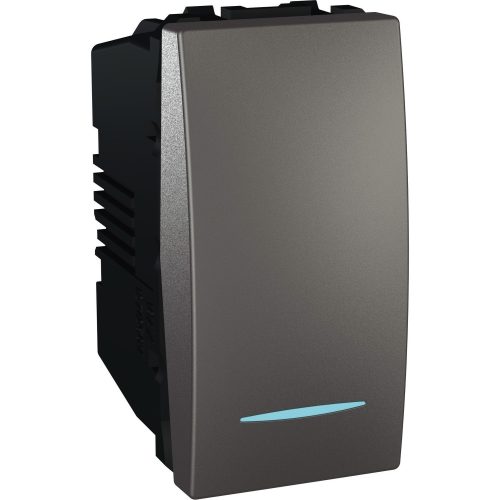 مفتاح ديفياتير شنايدر 16 أمبير بلمبة - رمادي