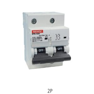 مفتاح قاطع MCB 2P Curve C 10KA Maxge