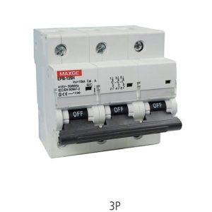 مفتاح قاطع  MCB 3P Curve C 10KA Maxge