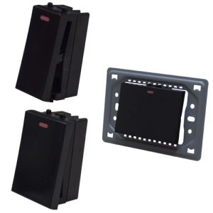 وحدة مفتاح ثنائي أوميجا بلمبة بيان حمراء