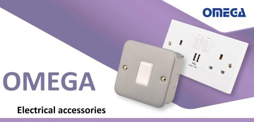 وحدة مفتاح جرس أوميجا بلمبة بيان حمراء